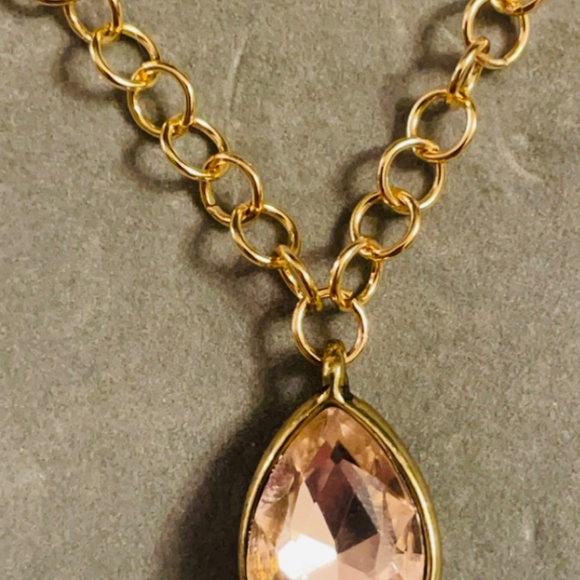 Cute Heidi Daus necklace Pink crystal - Picture 3 of 4